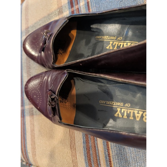 Bally Of Switzerland Men\'s Brown Leather Shoes Size 11D With Tassels ALAN main image 4
